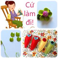 [Handmade] Xúng xính kẹp tóc ,véo von đón năm mới nhé