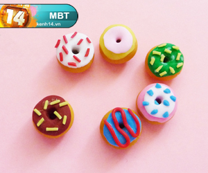 "Hóa trang" ghim kẹp thành bánh donut ngon ơi là ngon
