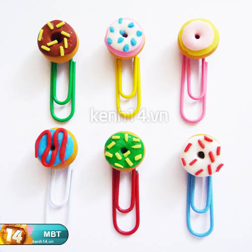 "Hóa trang" ghim kẹp thành bánh donut ngon ơi là ngon