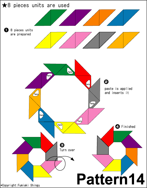 Origami - hướng dẫn gấp giấy cái Chong chóng 4