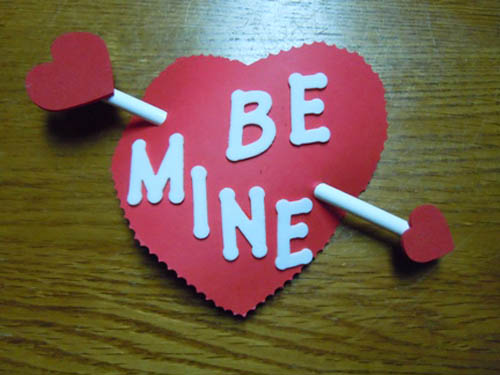 Siêu đơn giản cách làm thiệp trái tim mũi tên thần Cupid