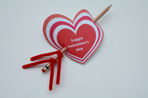 Siêu đơn giản cách làm thiệp trái tim mũi tên thần Cupid