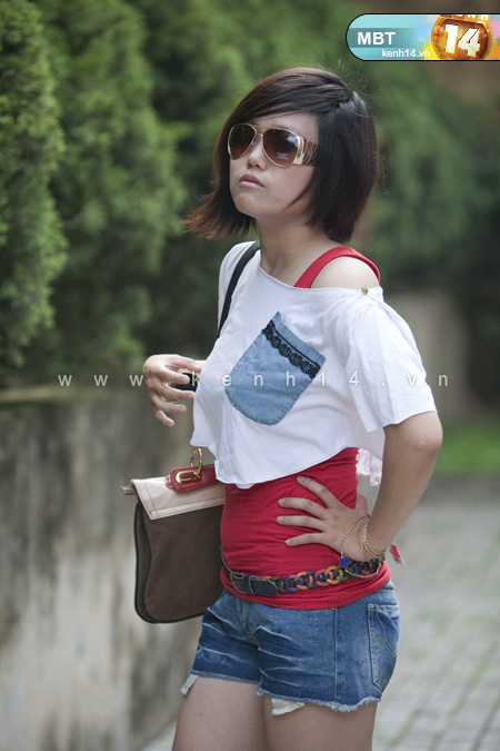 tự chế áo pull lửng năng động 