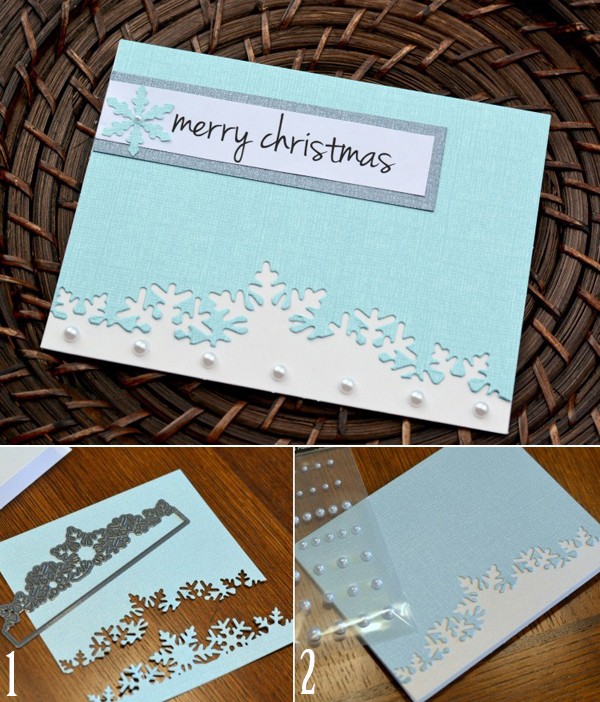 4 mẫu thiệp Noel xinh với cách làm đơn giản