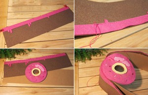 Làm hộp đựng khăn giấy hình bánh donut dễ thương