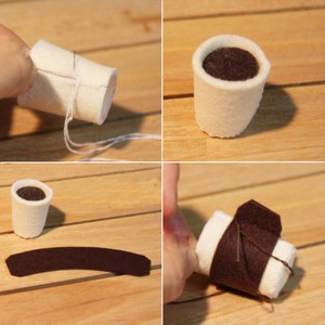 Làm hộp đựng khăn giấy hình bánh donut dễ thương