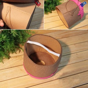 Làm hộp đựng khăn giấy hình bánh donut dễ thương