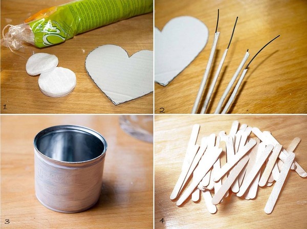 Tự làm cà phê khử mùi hình trái tim xinh xắn